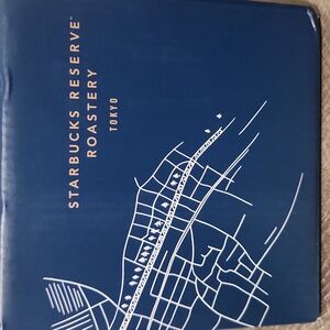 Starbucks Blue Mug with White Tokyo Design